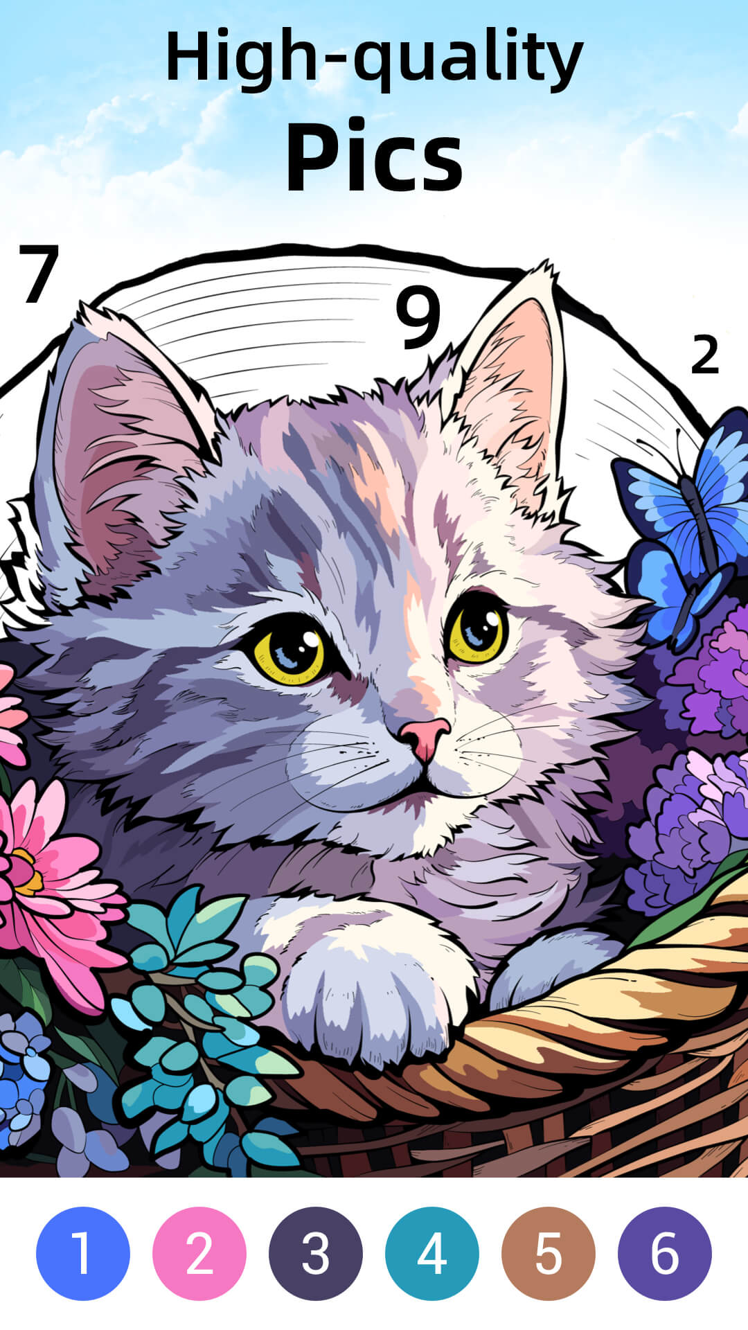 Large numbers artwork preview